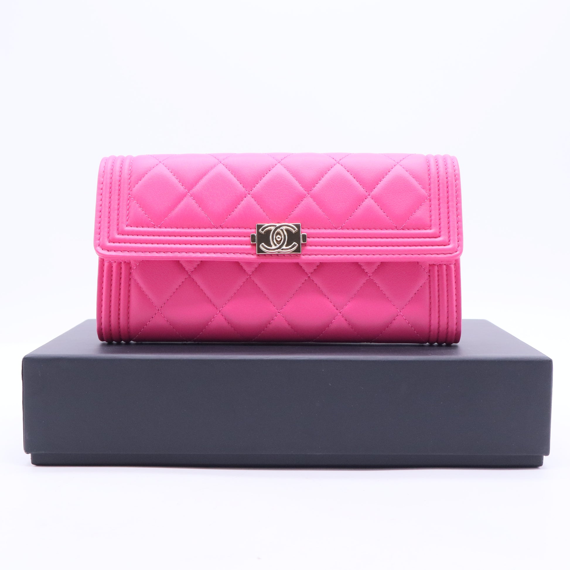 Boy Flap Wallet In Fuchsia