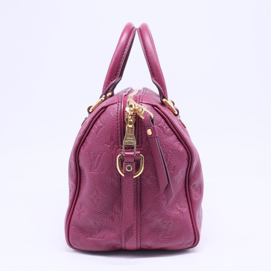 Speedy Bandouliere Bag Monogram Empreinte 25