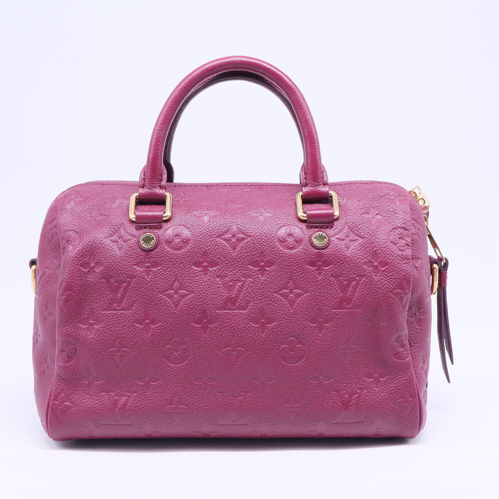 Speedy Bandouliere Bag Monogram Empreinte 25