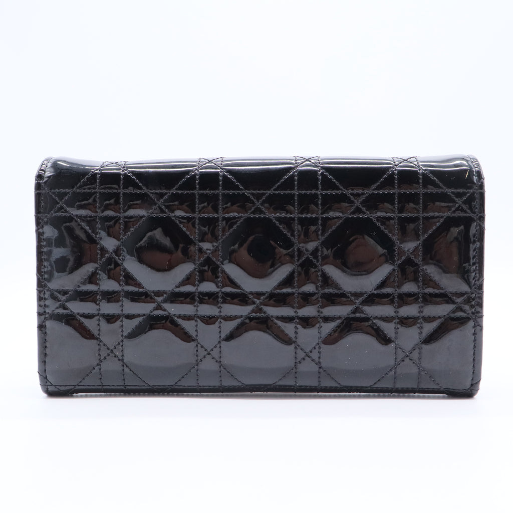 Patent Leather New Lock Wallet on Chain Bag