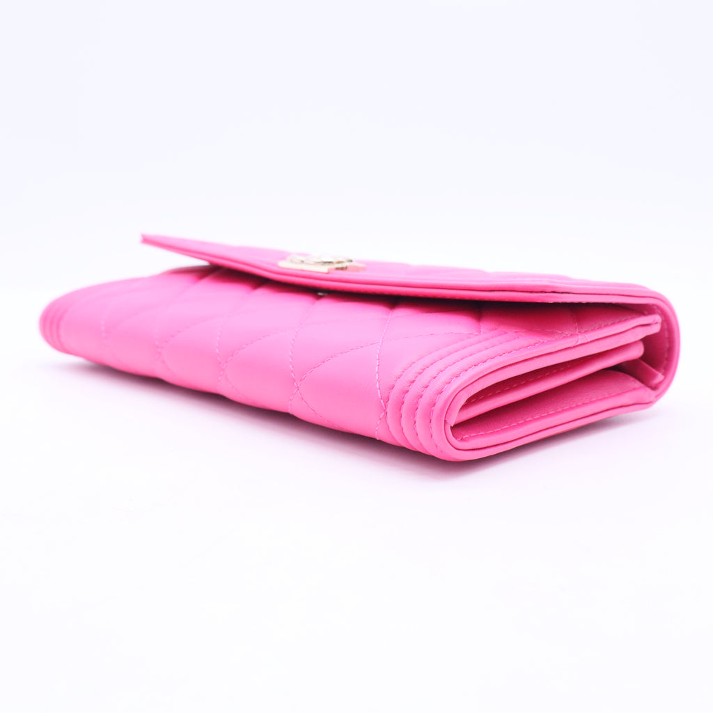 Boy Flap Wallet In Fuchsia