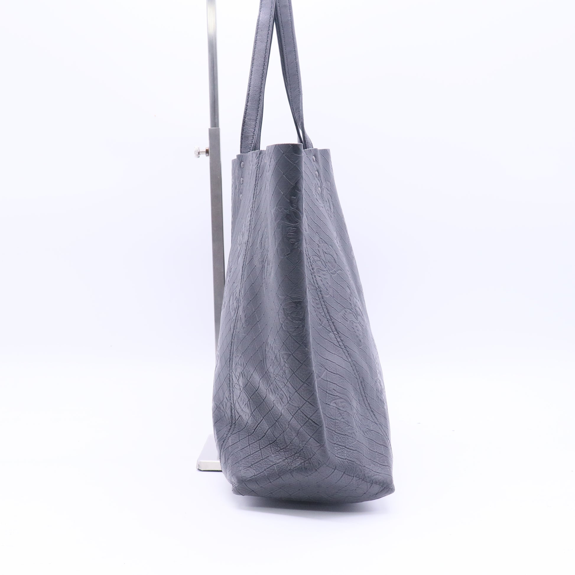 Bottega Veneta Calfskin Intrecciomirage Medium Intarsio Tote Petale twins LDJ3867