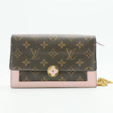 Flore Chain Wallet Monogram Canvas