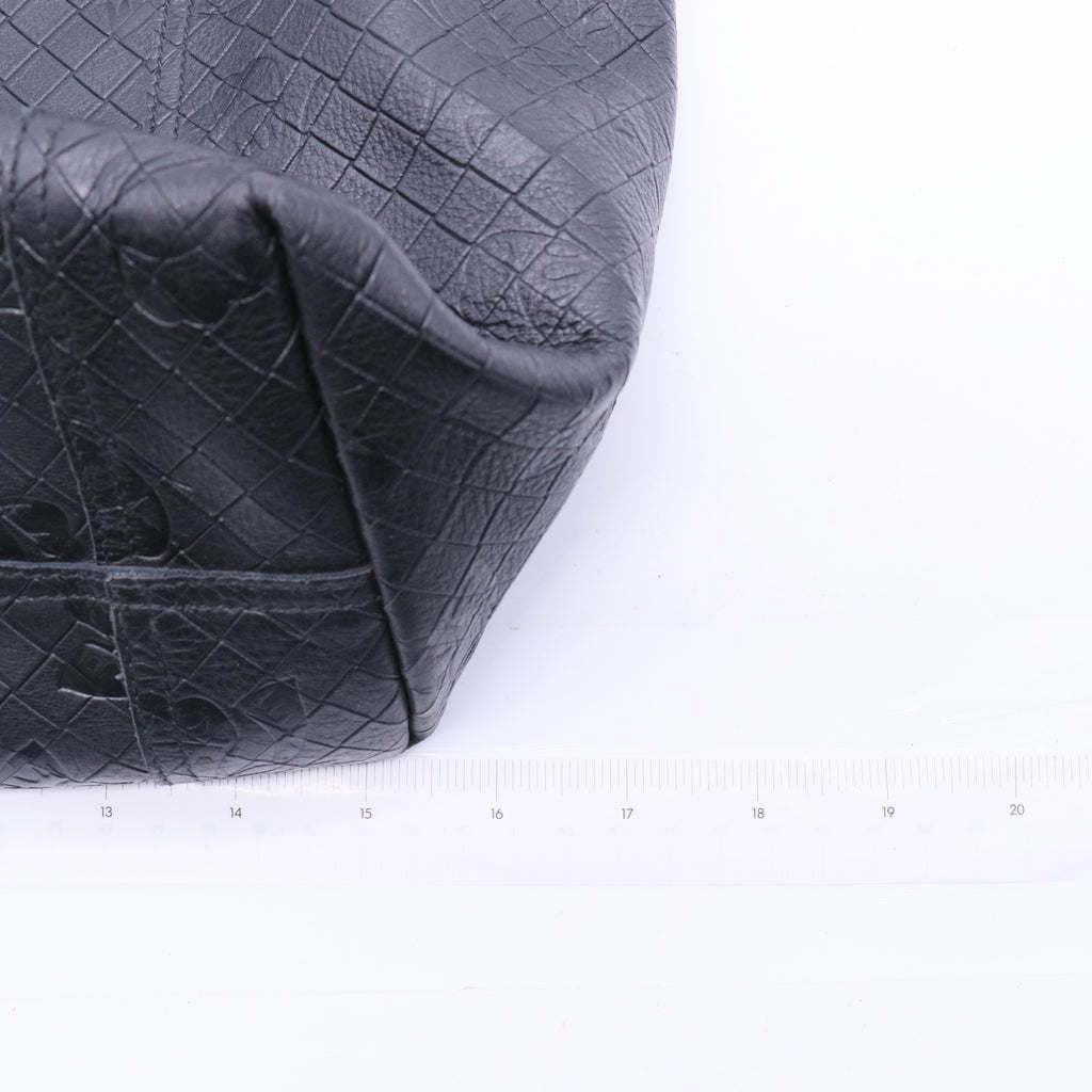 Bottega Veneta Calfskin Intrecciomirage Medium Intarsio Tote Petale twins LDJ3867