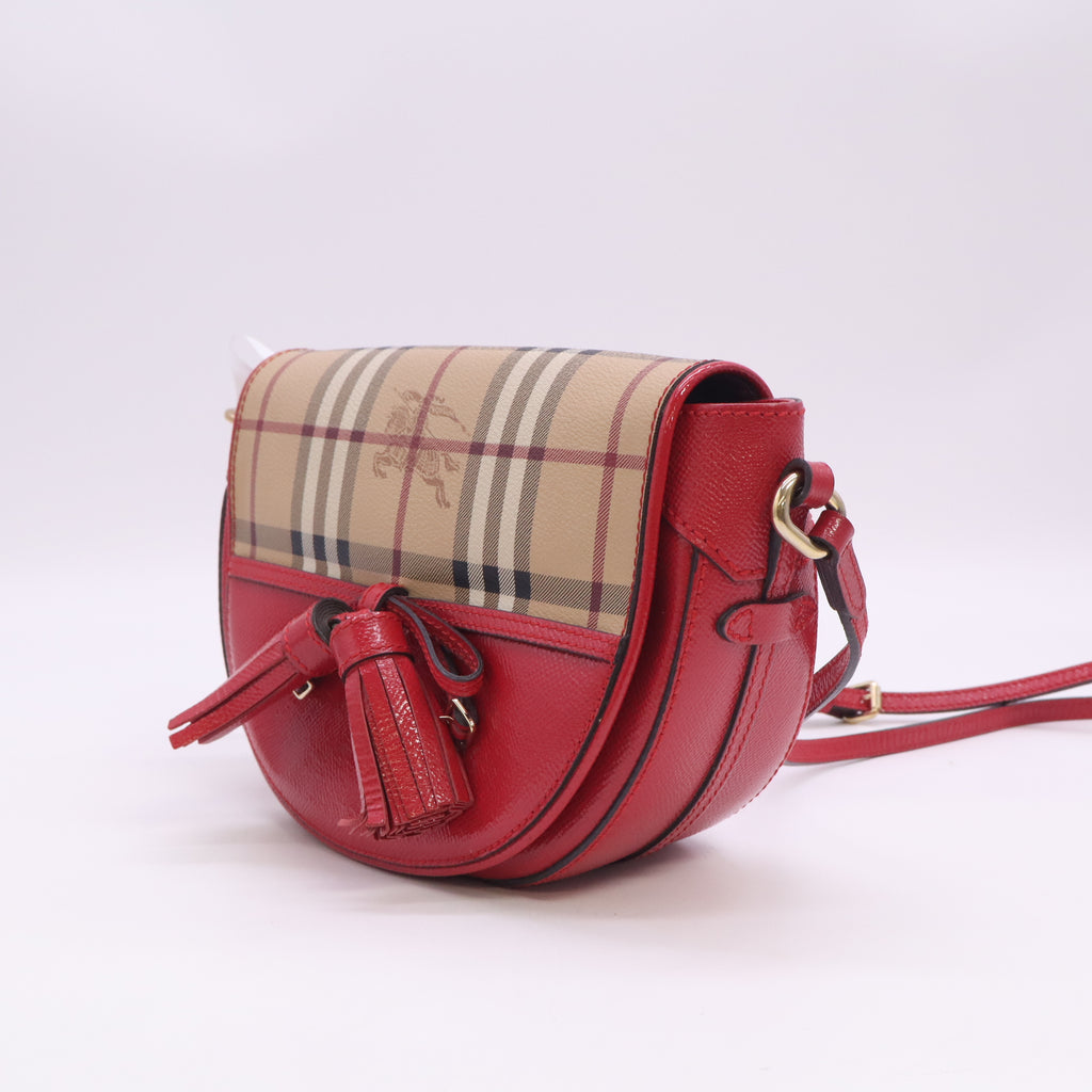 Maydown Crossbody Bag Haymarket Coated Canvas and Leather Small B24379