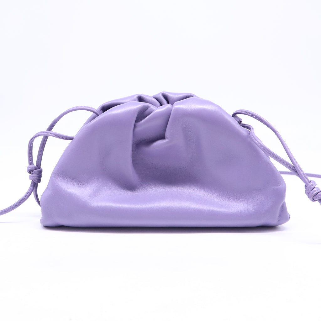 Butter Calfskin The Mini Pouch Purple B21760