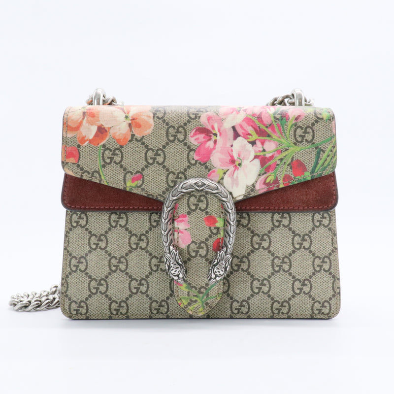 Dionysus Bag Blooms Print GG Coated Canvas Mini