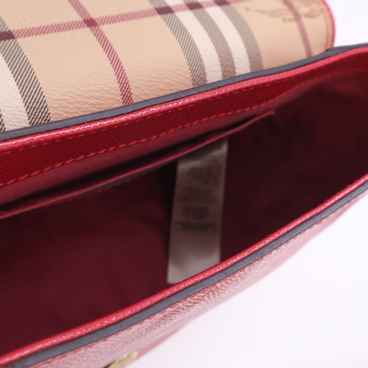 Maydown Crossbody Bag Haymarket Coated Canvas and Leather Small B24379