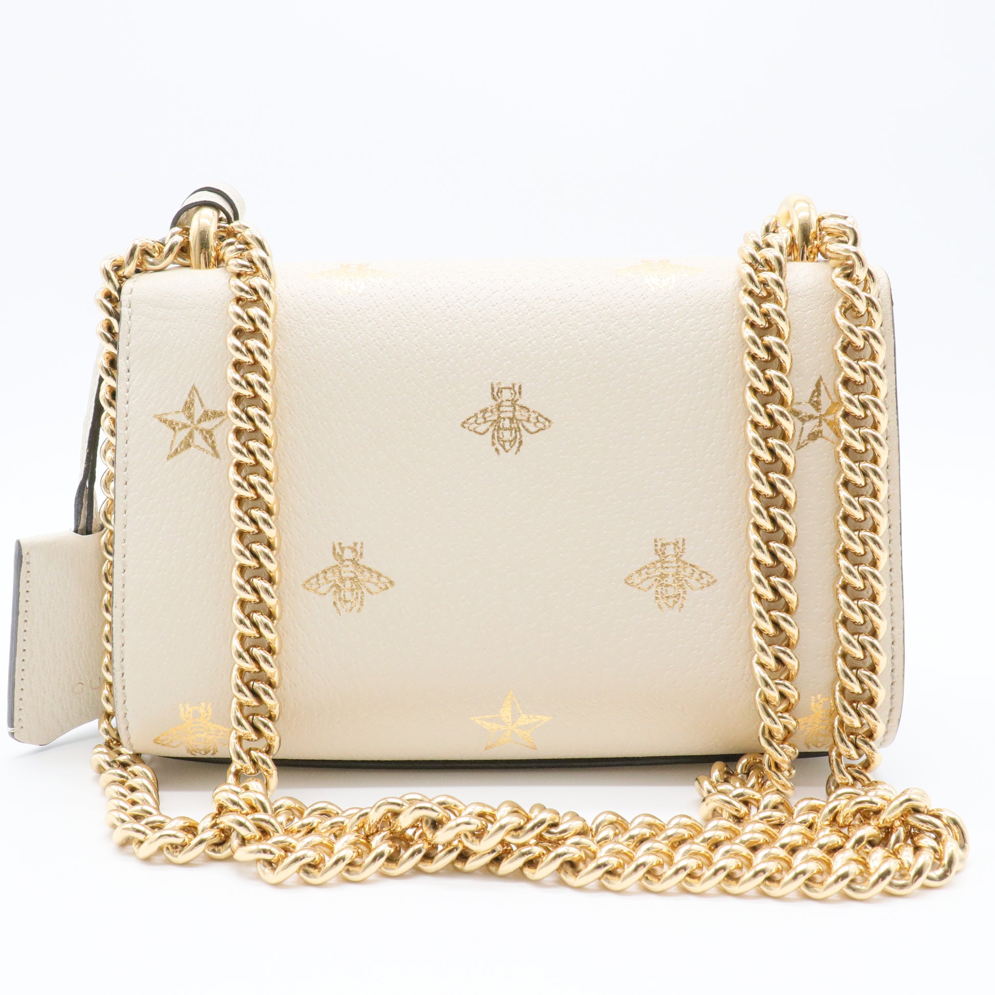 Padlock Shoulder Bag Printed Leather Small