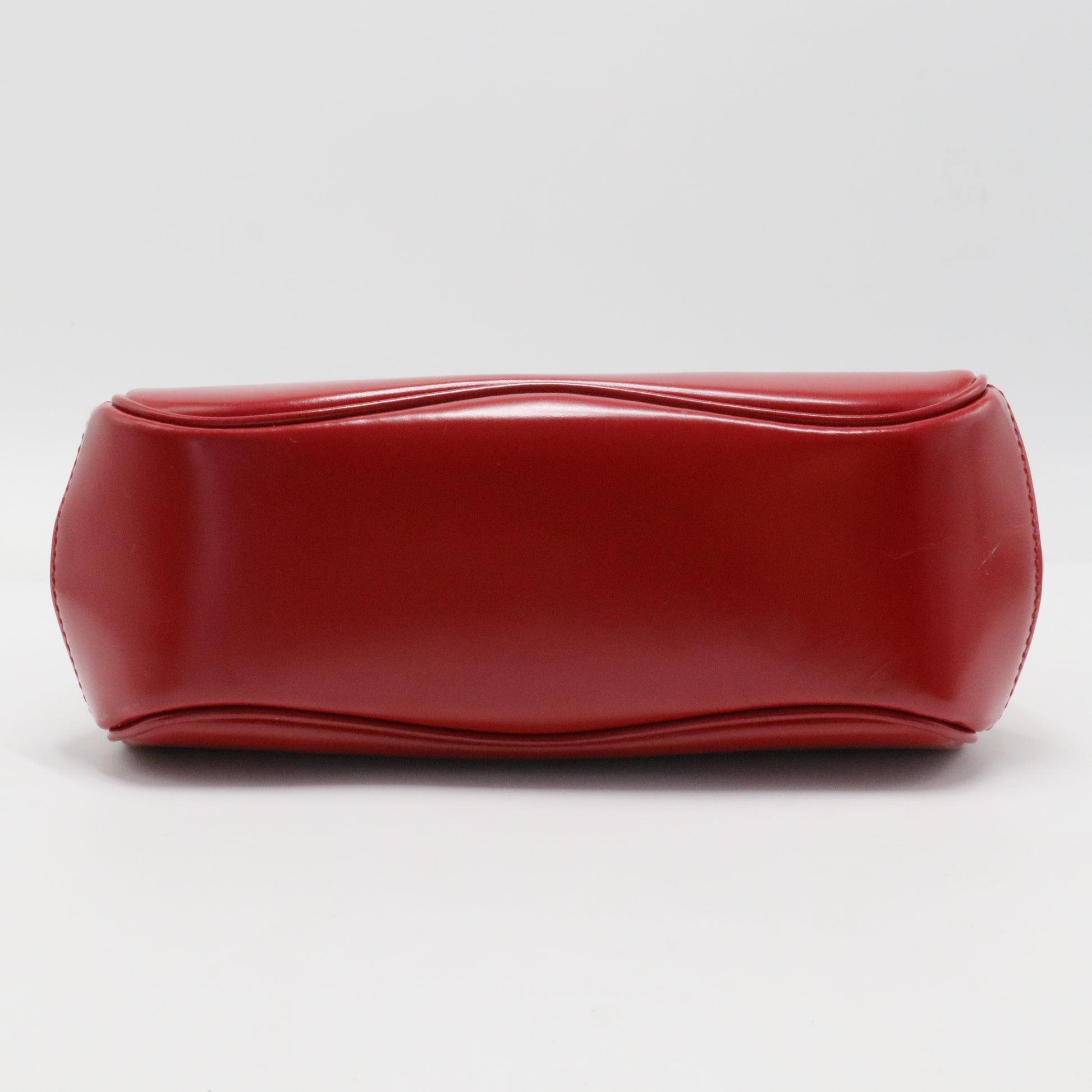 Lady Lock Bamboo Top Handle Bag Leather Medium