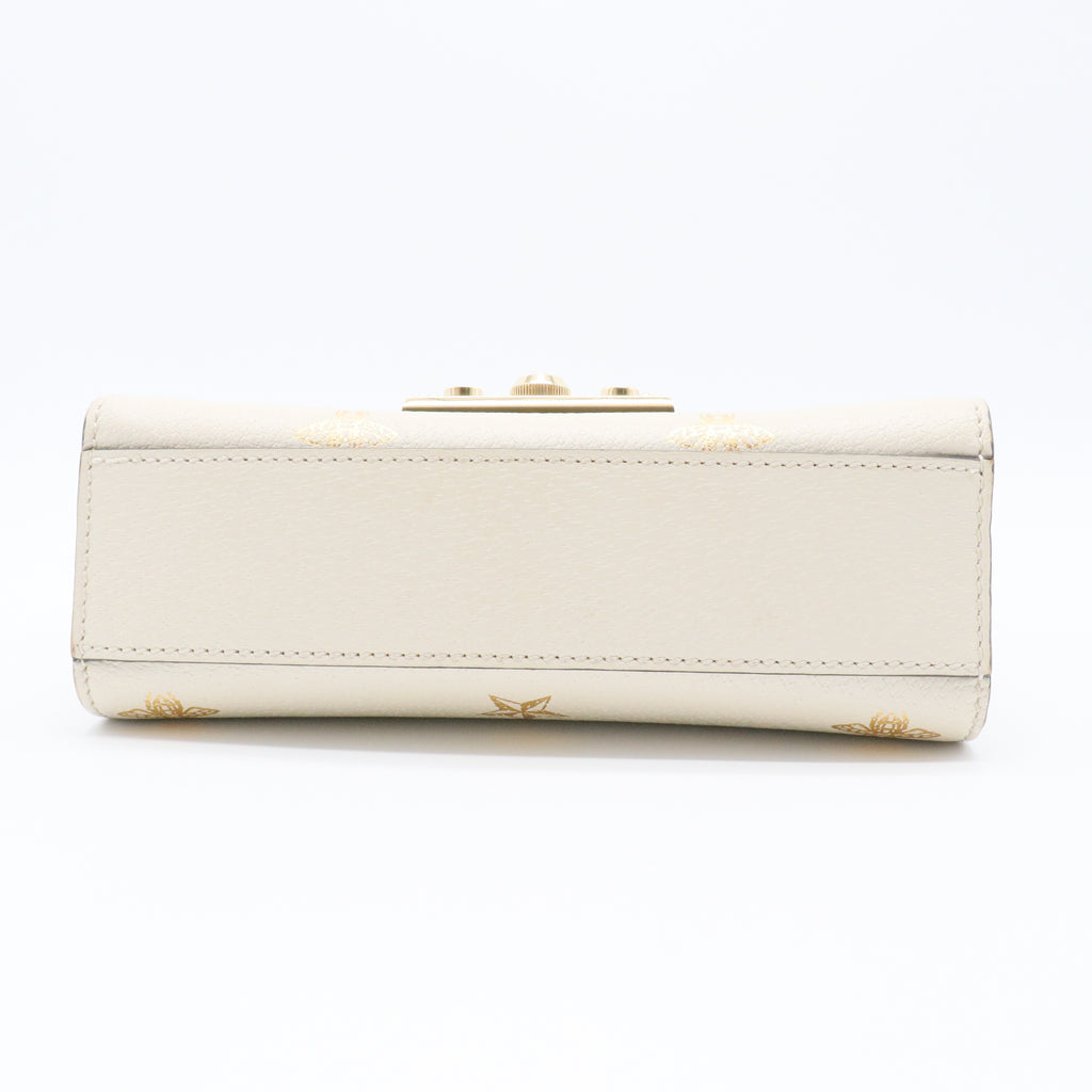 Padlock Shoulder Bag Printed Leather Small