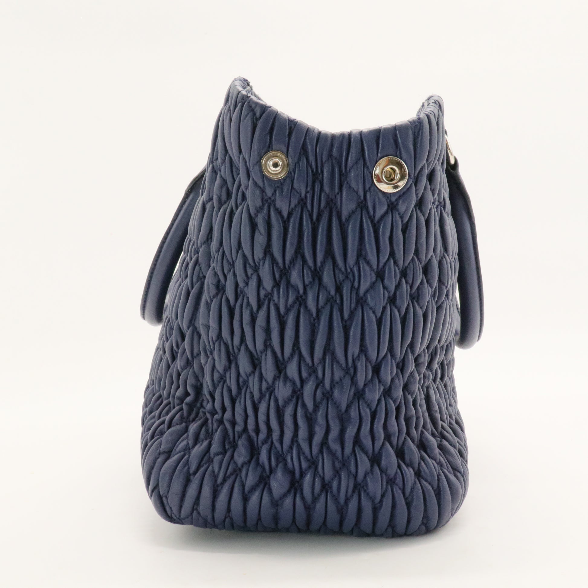 Crystal Convertible Tote Matelasse Leather Medium