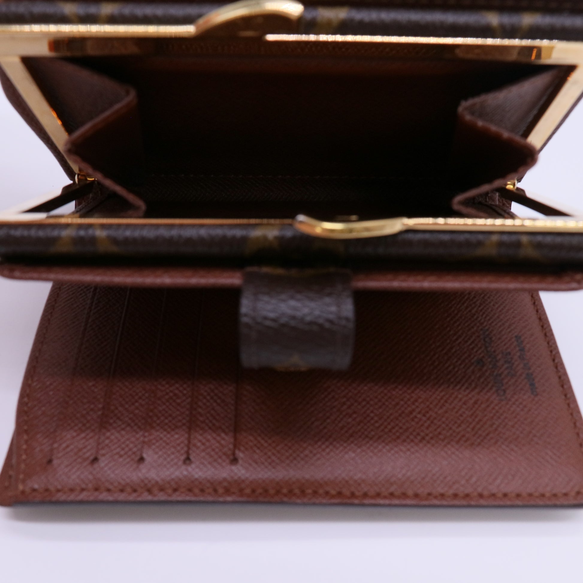 Louis Vuitton Monogram French Purse Wallet Twins LDJ4757
