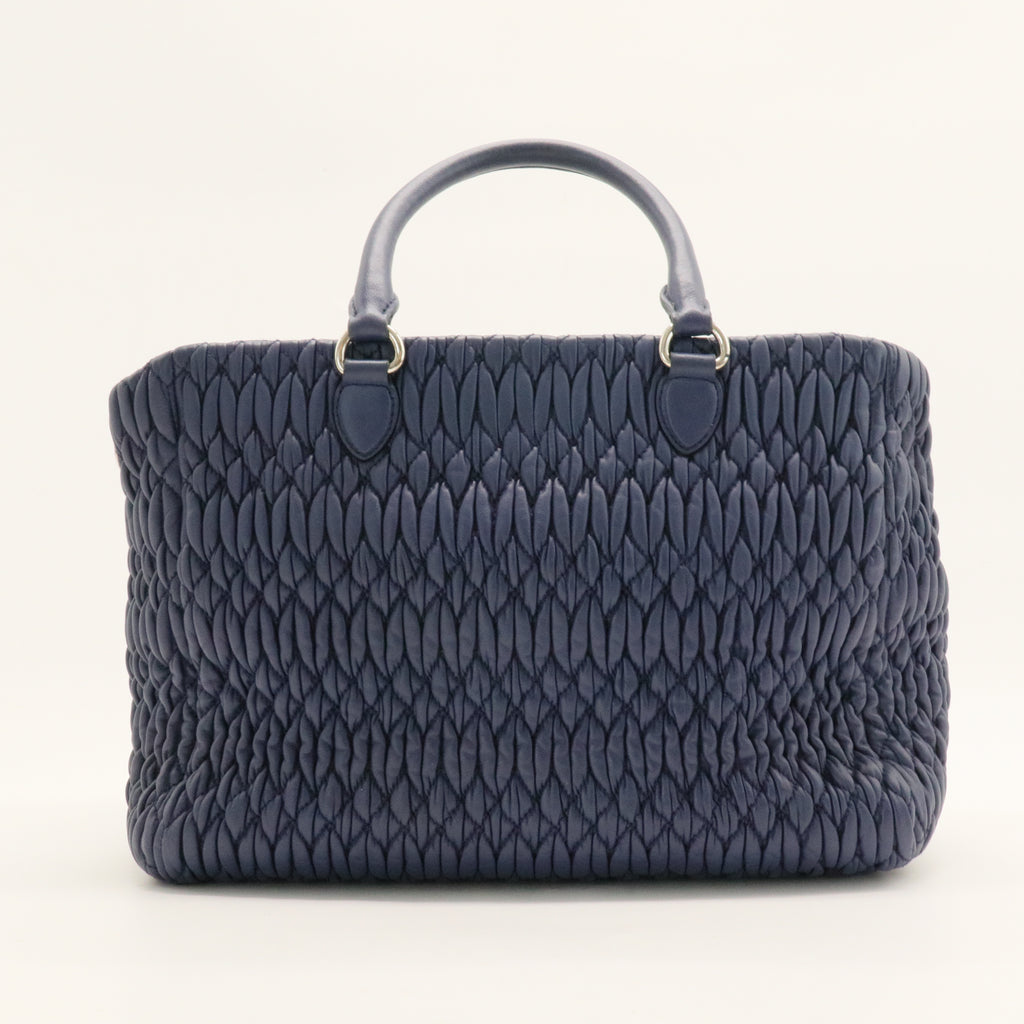 Crystal Convertible Tote Matelasse Leather Medium