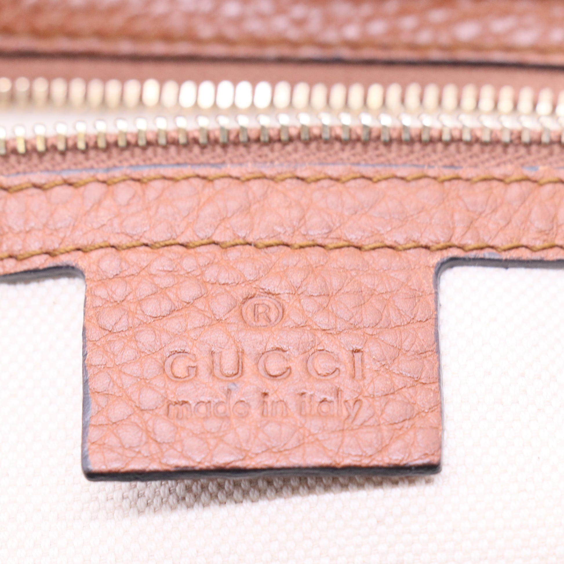 Gucci Beige/Gold GG Canvas Large Bella Hobo Bag twins LDJ3871
