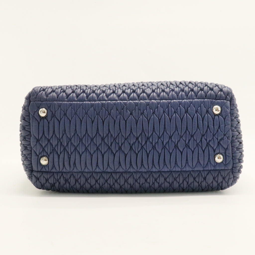 Crystal Convertible Tote Matelasse Leather Medium