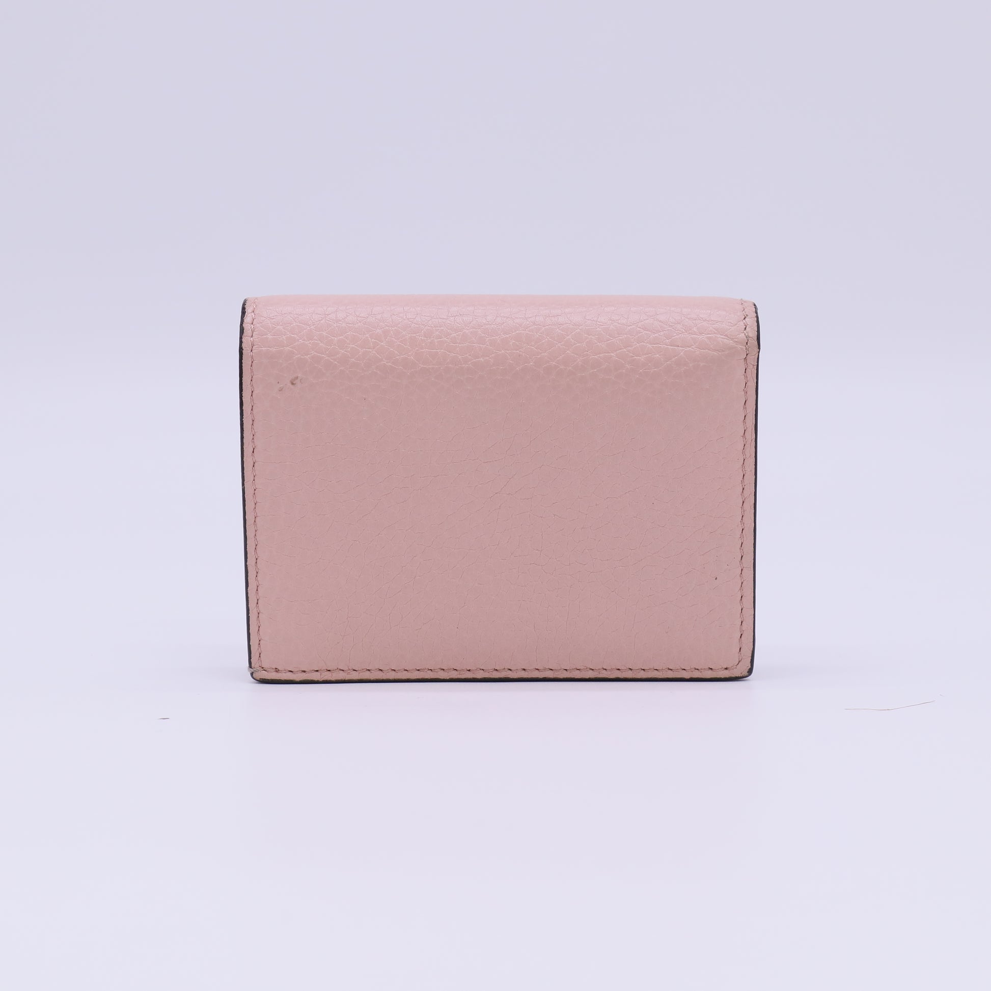 Gucci Cellarius Calfskin Blind for Love Animalier Card Case Perfect Pink twins W22296