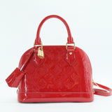 Alma Handbag Monogram Vernis BB