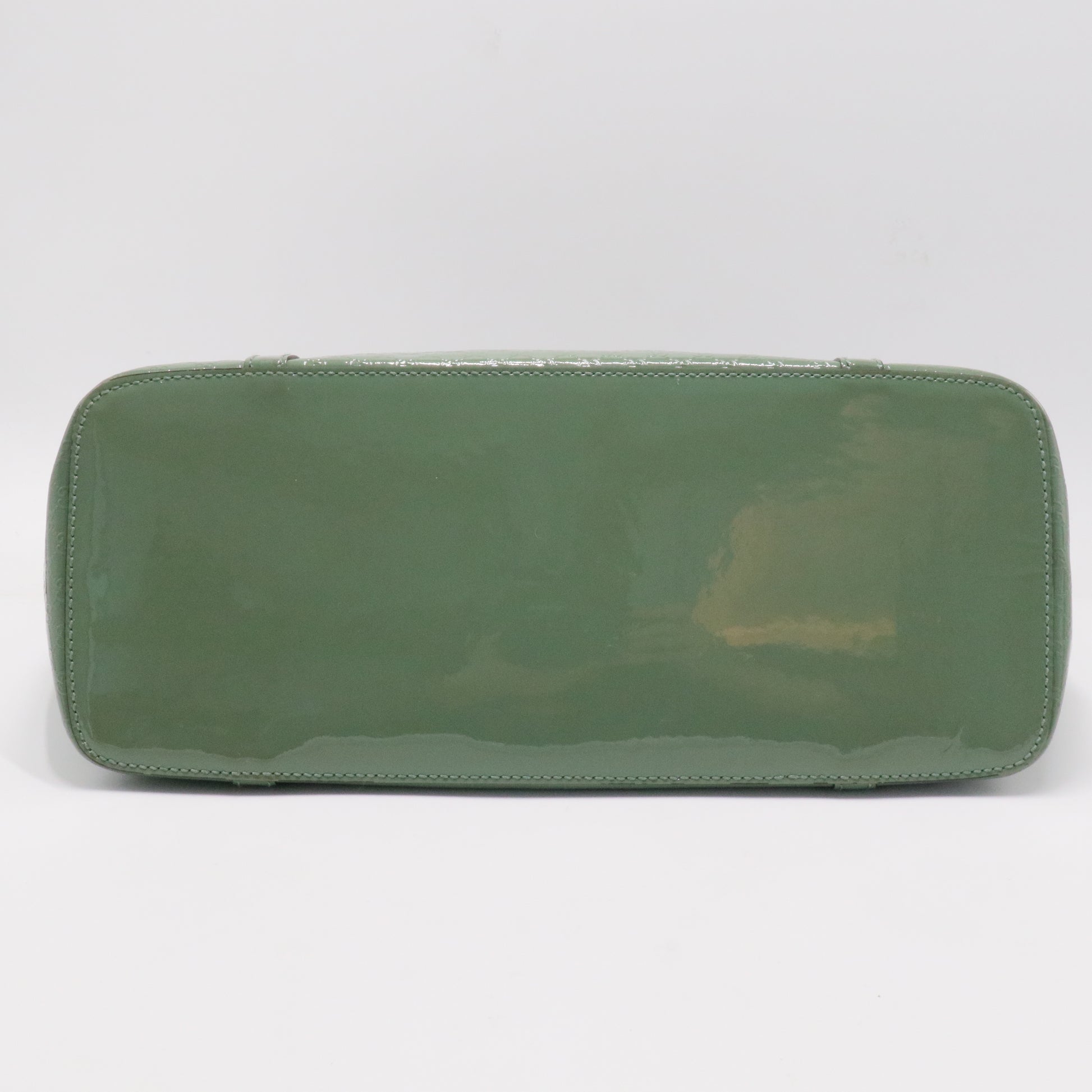 Green Patent Microguccissima Medium Tote