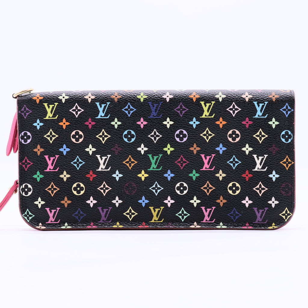 Louis Vuitton Black Monogram Multicolore Insolite Wallet