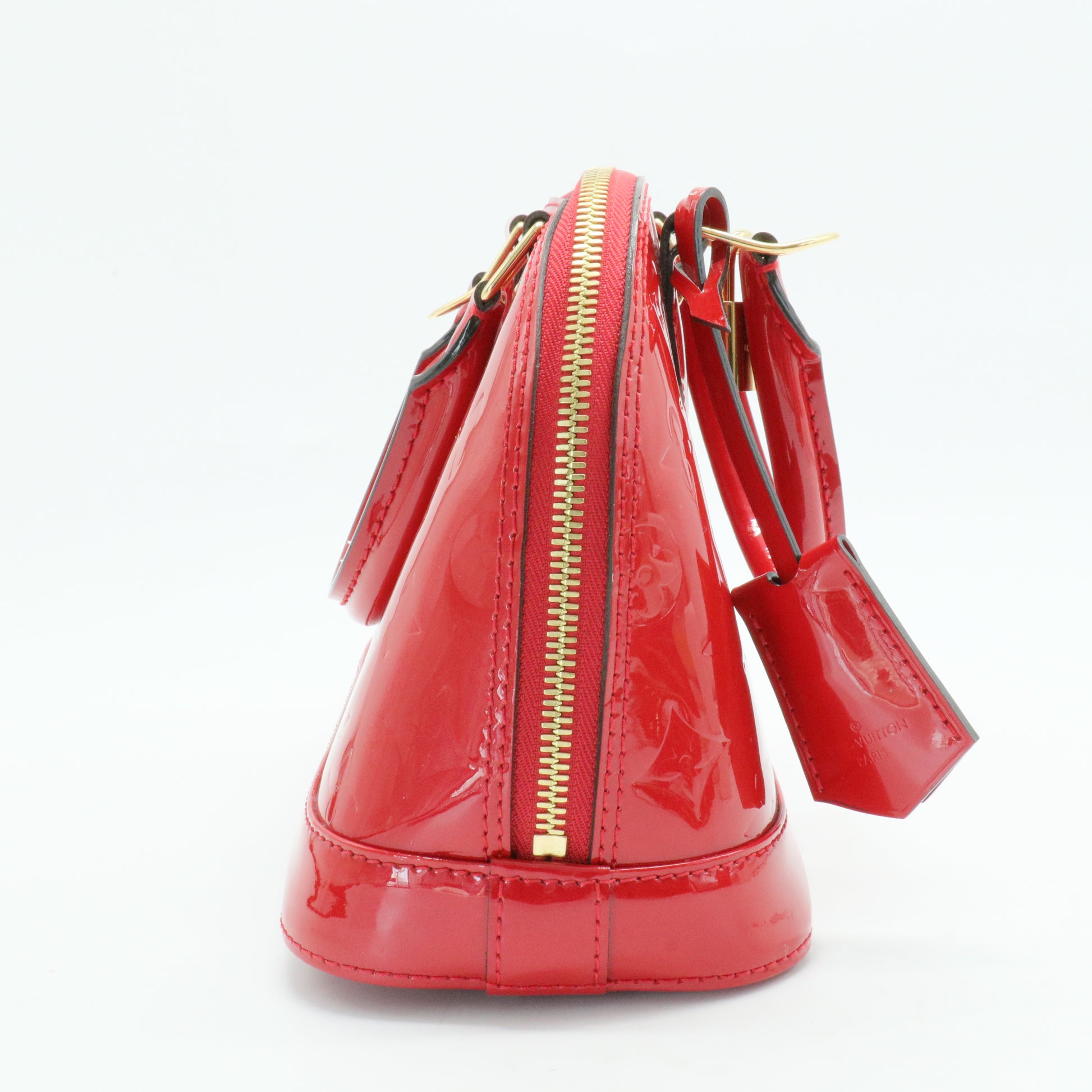 Alma Handbag Monogram Vernis BB