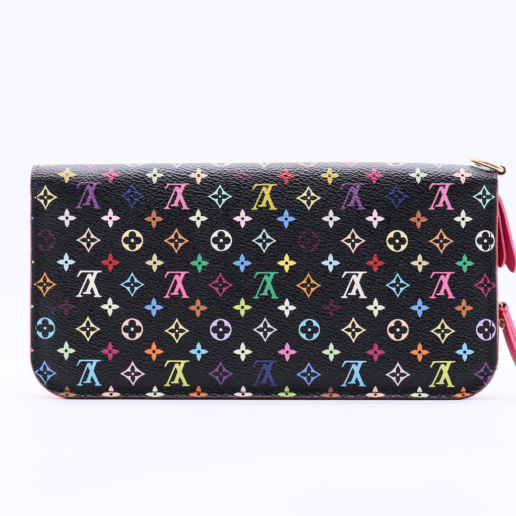 Louis Vuitton Black Monogram Multicolore Insolite Wallet