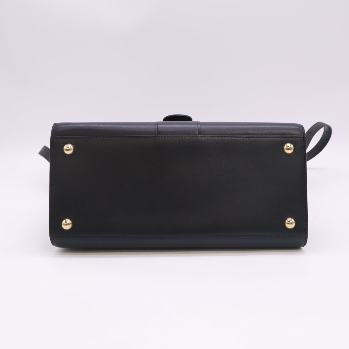 Box Calfskin MM Brillant Satchel Black B24350