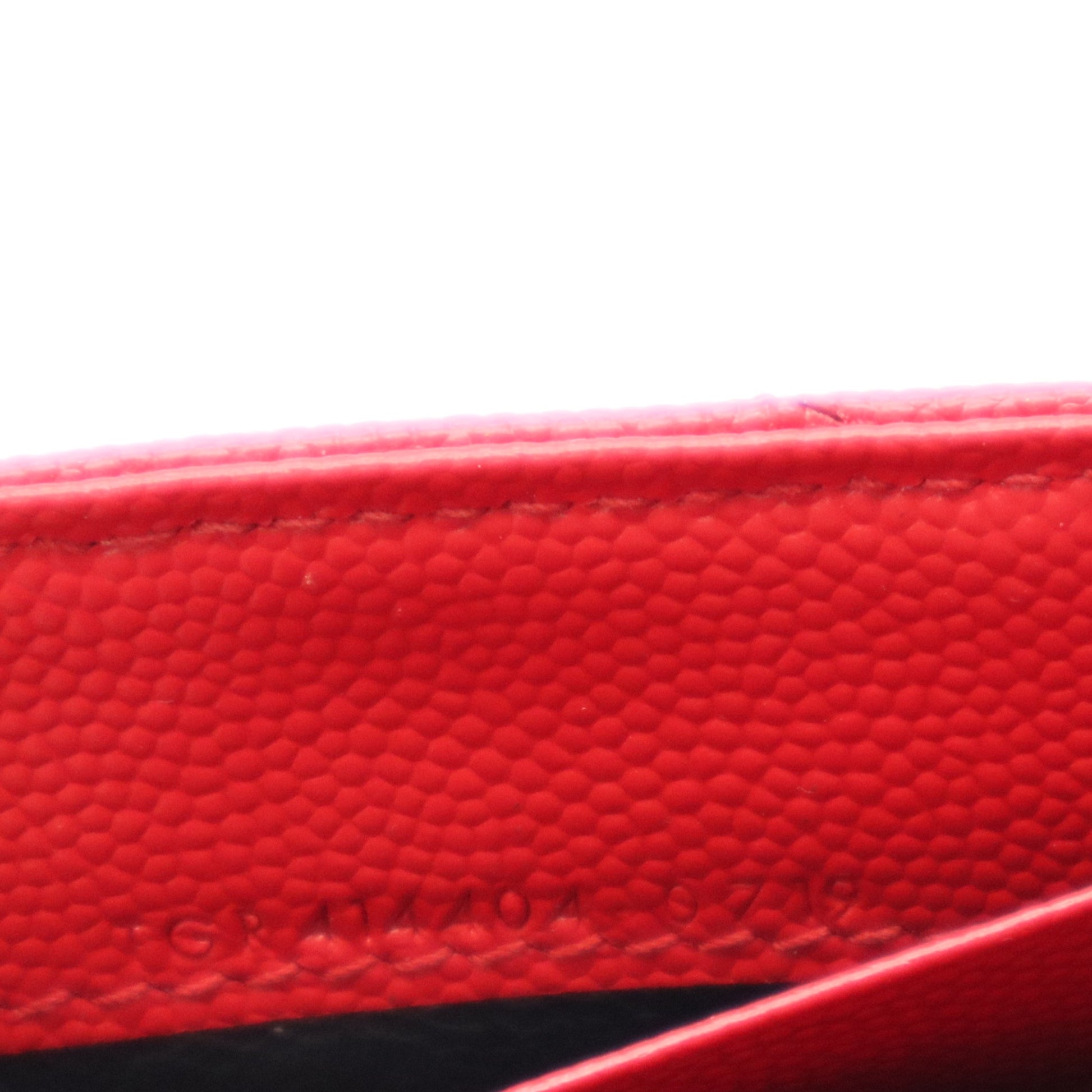 Classic Monogram Wallet Matelasse Chevron Leather Twins