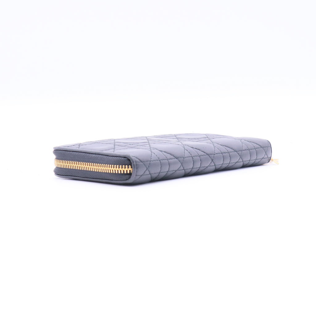Lady Dior Zip Around Wallet Long Twins LDJ3898