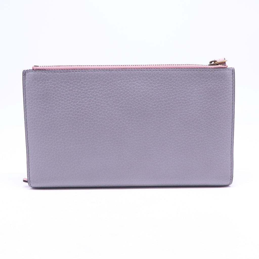 Gucci L'Aveugle Par Amour Feline Head Pouch Wallet W21065