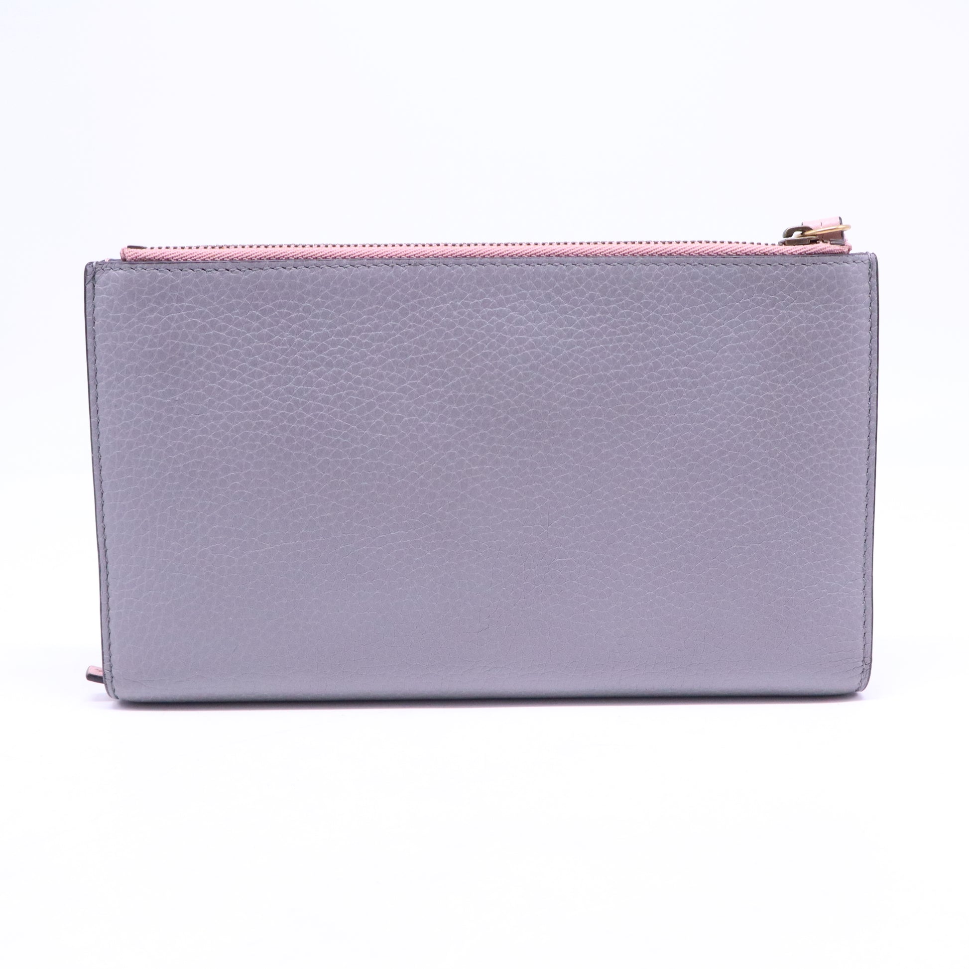 Gucci L'Aveugle Par Amour Feline Head Pouch Wallet W21065