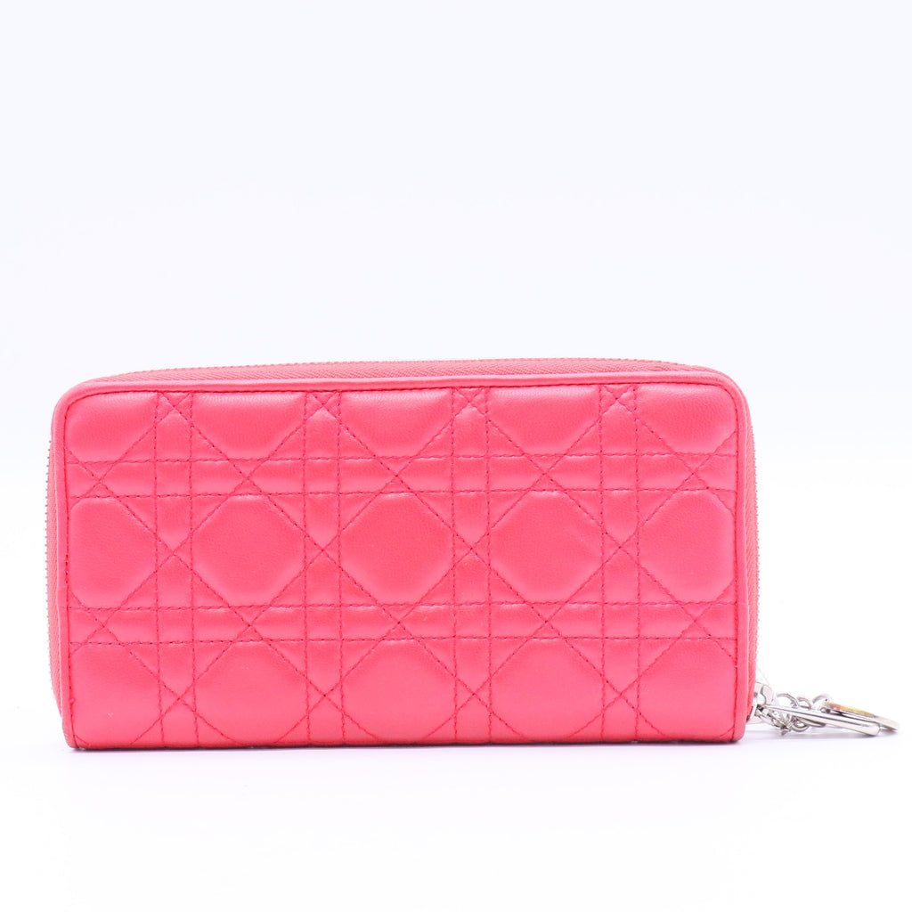Lady Dior Zip Around Wallet Long Twins LDJ3899