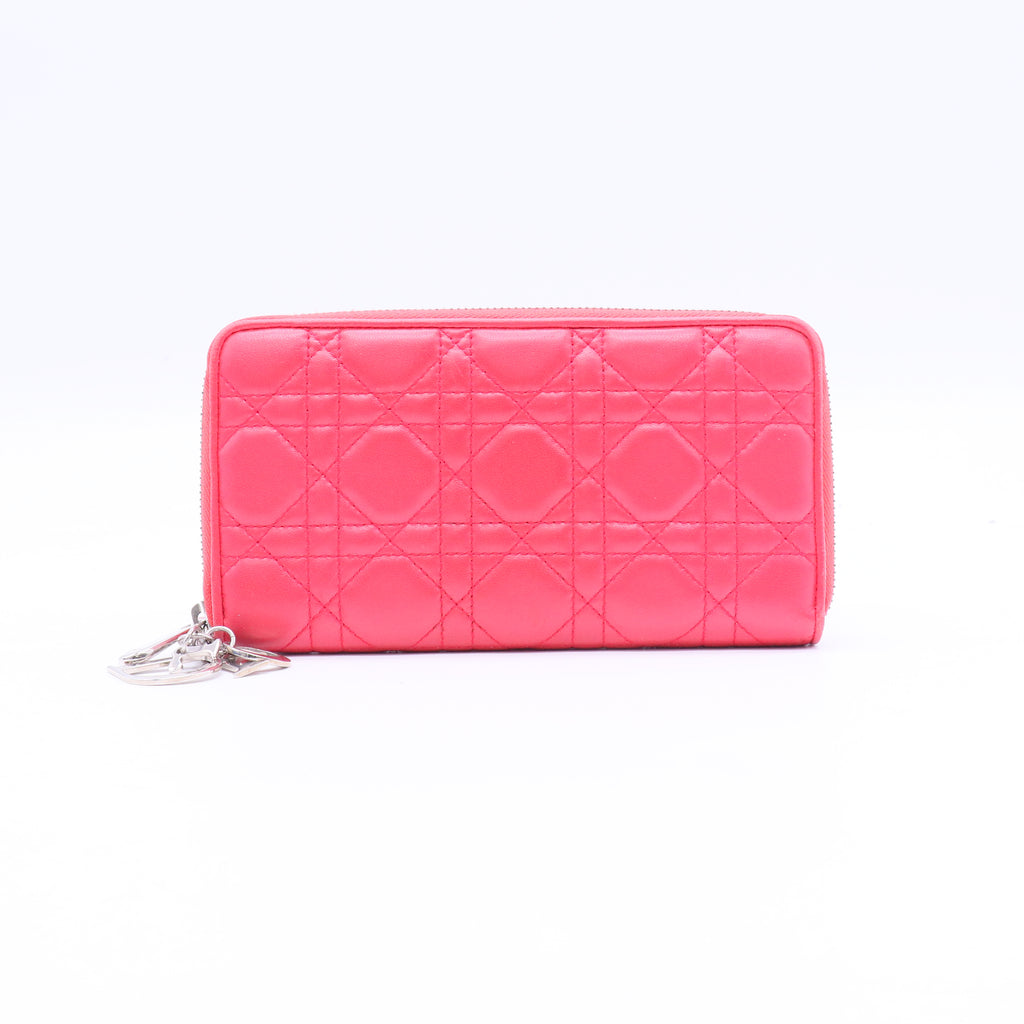 Lady Dior Zip Around Wallet Long Twins LDJ3899