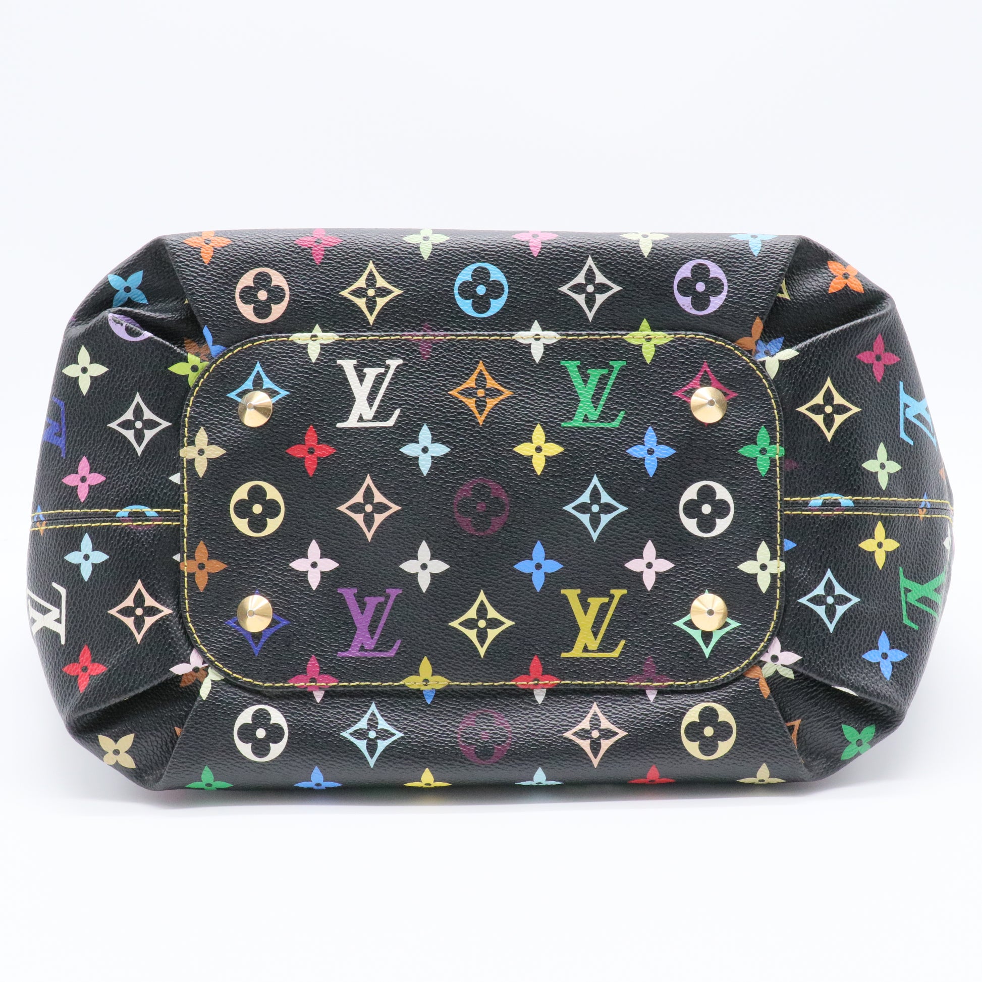 Black Monogram Multicolore Annie MM Tote Bag