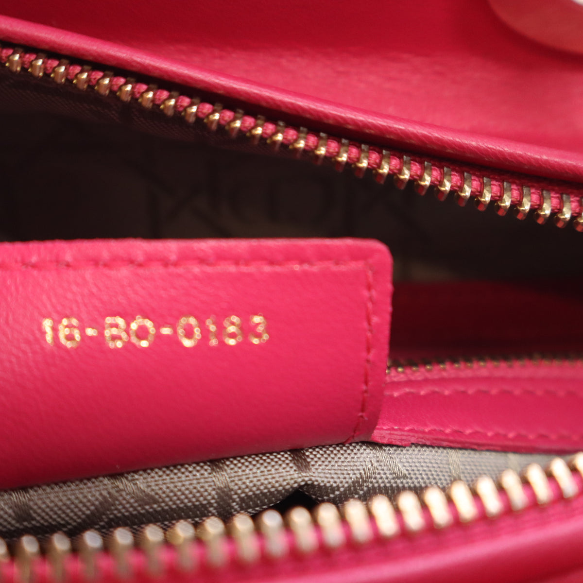 Lambskin Cannage Large Lady Dior Pink B24305
