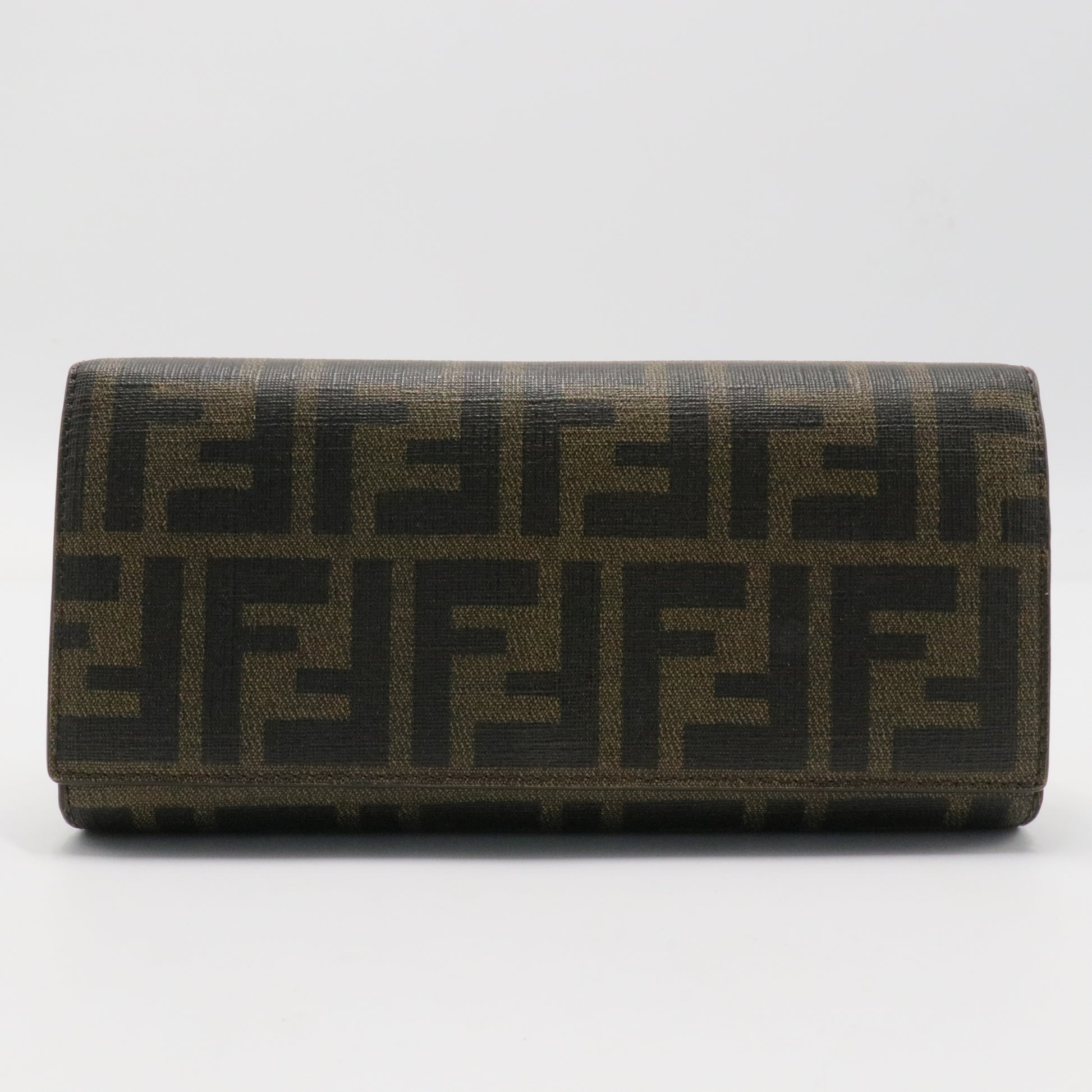 Zucca Spalmati Vitello Elite Continental Wallet Tobacco Ebano