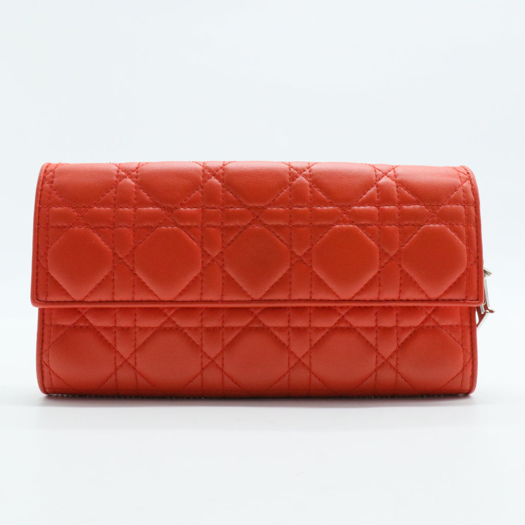 Lady Dior Croisiere Chain Wallet Cannage Quilt Lambskin
