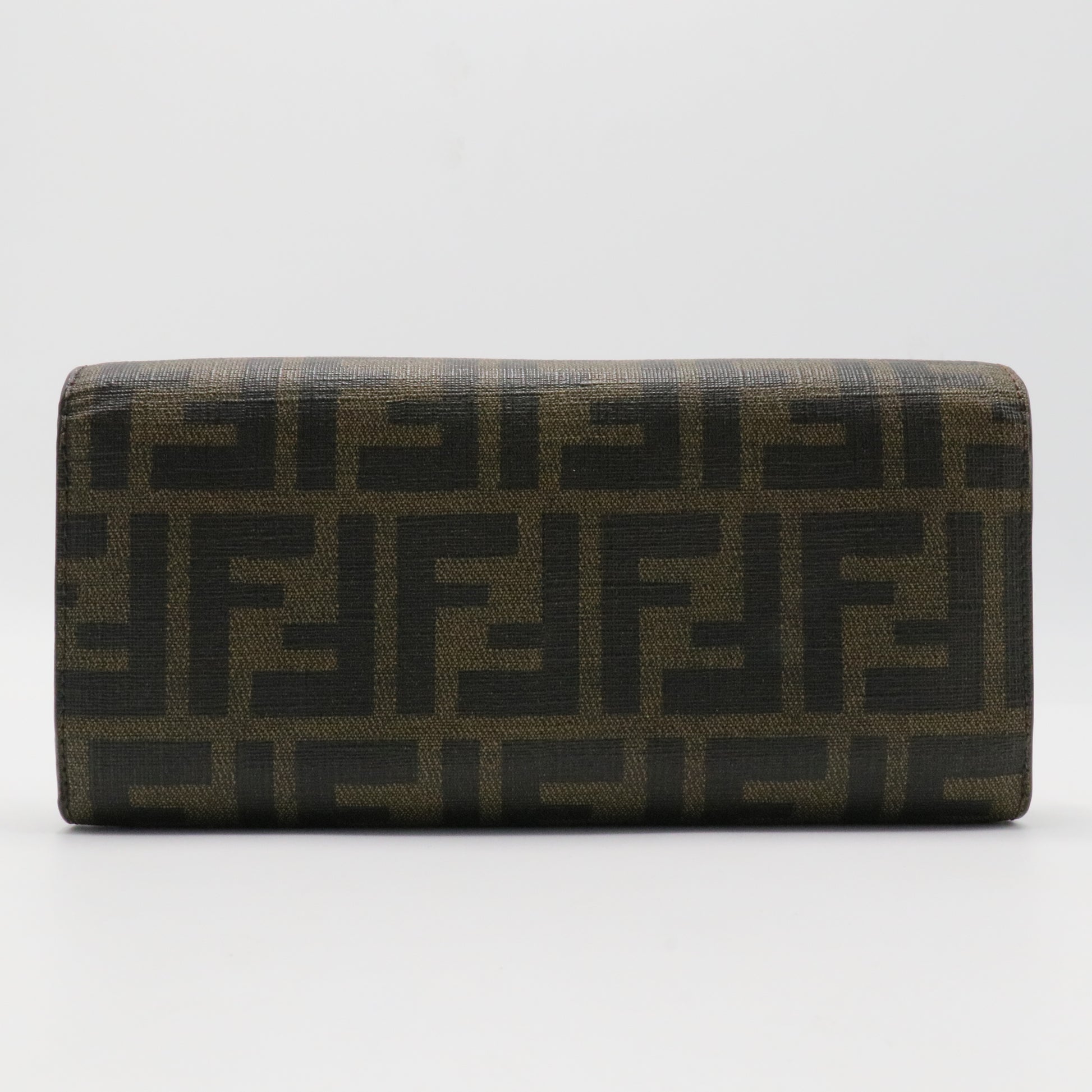 Zucca Spalmati Vitello Elite Continental Wallet Tobacco Ebano