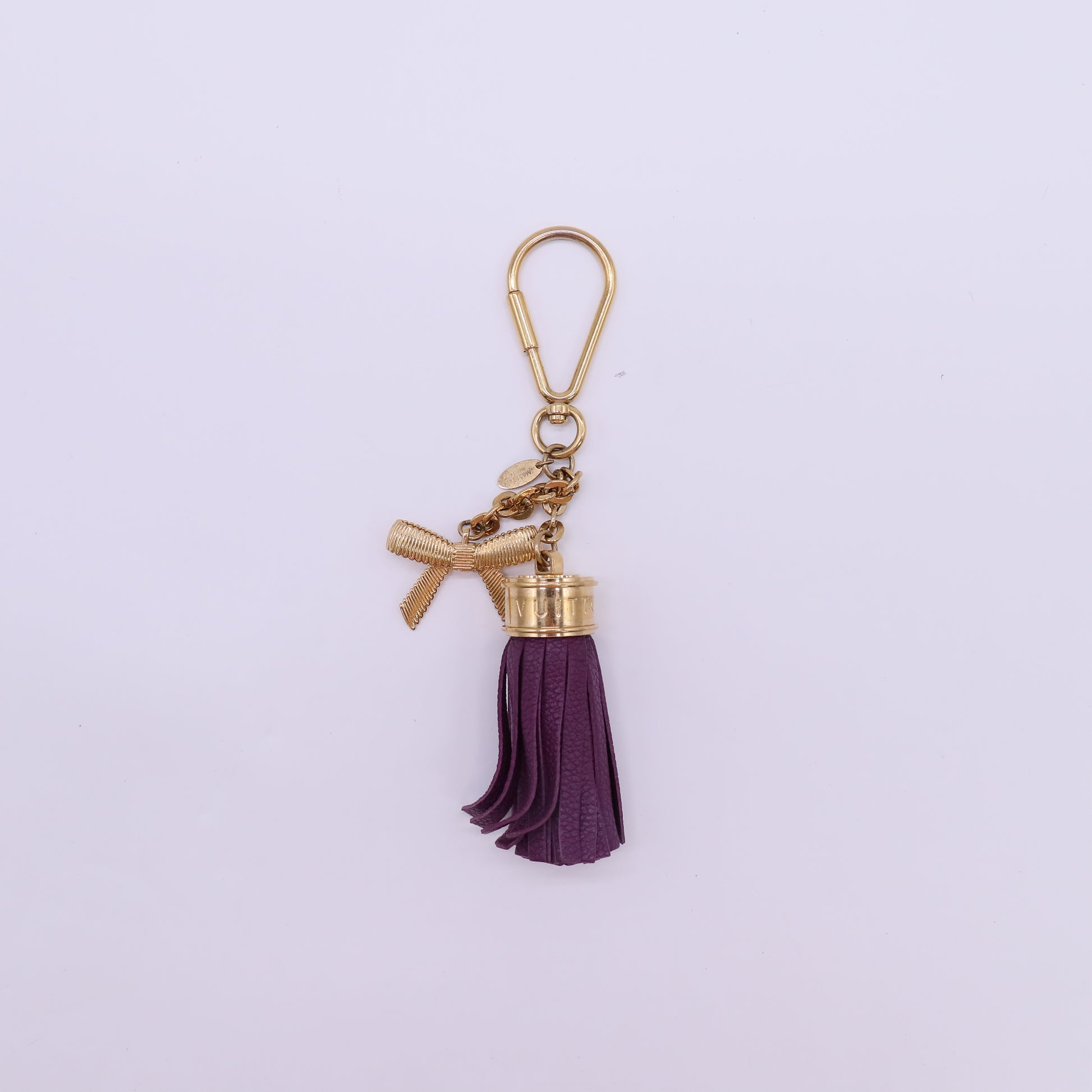 Louis Vuitton Tassel Ribbon Charm Key Chain Twins LDJ4756
