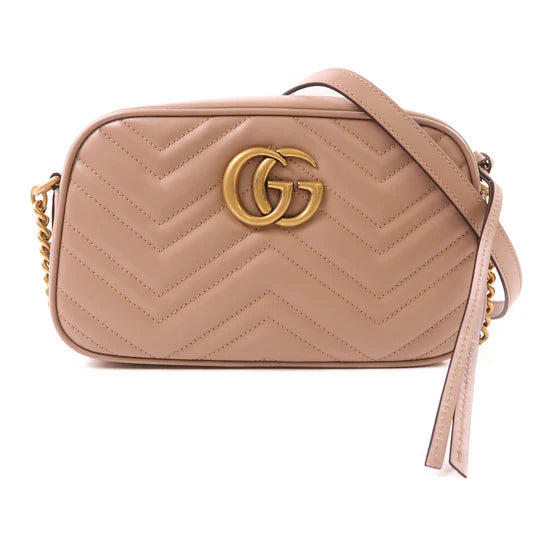 GG Marmont Shoulder Bag Matelasse Leather Small Twins