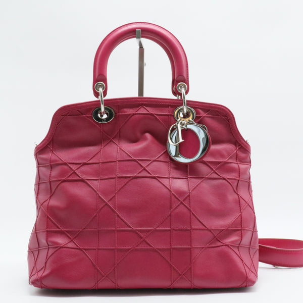 Granville Satchel Cannage Quilt Leather Medium