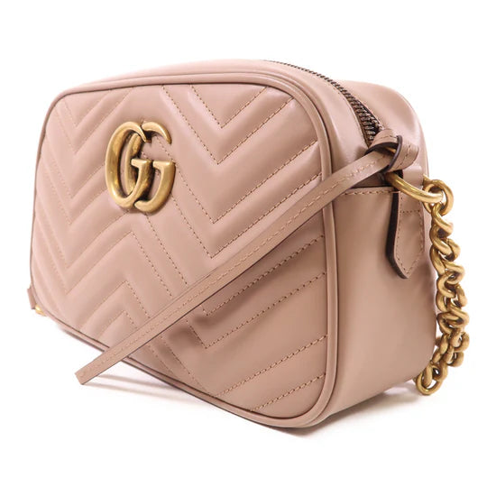 GG Marmont Shoulder Bag Matelasse Leather Small Twins