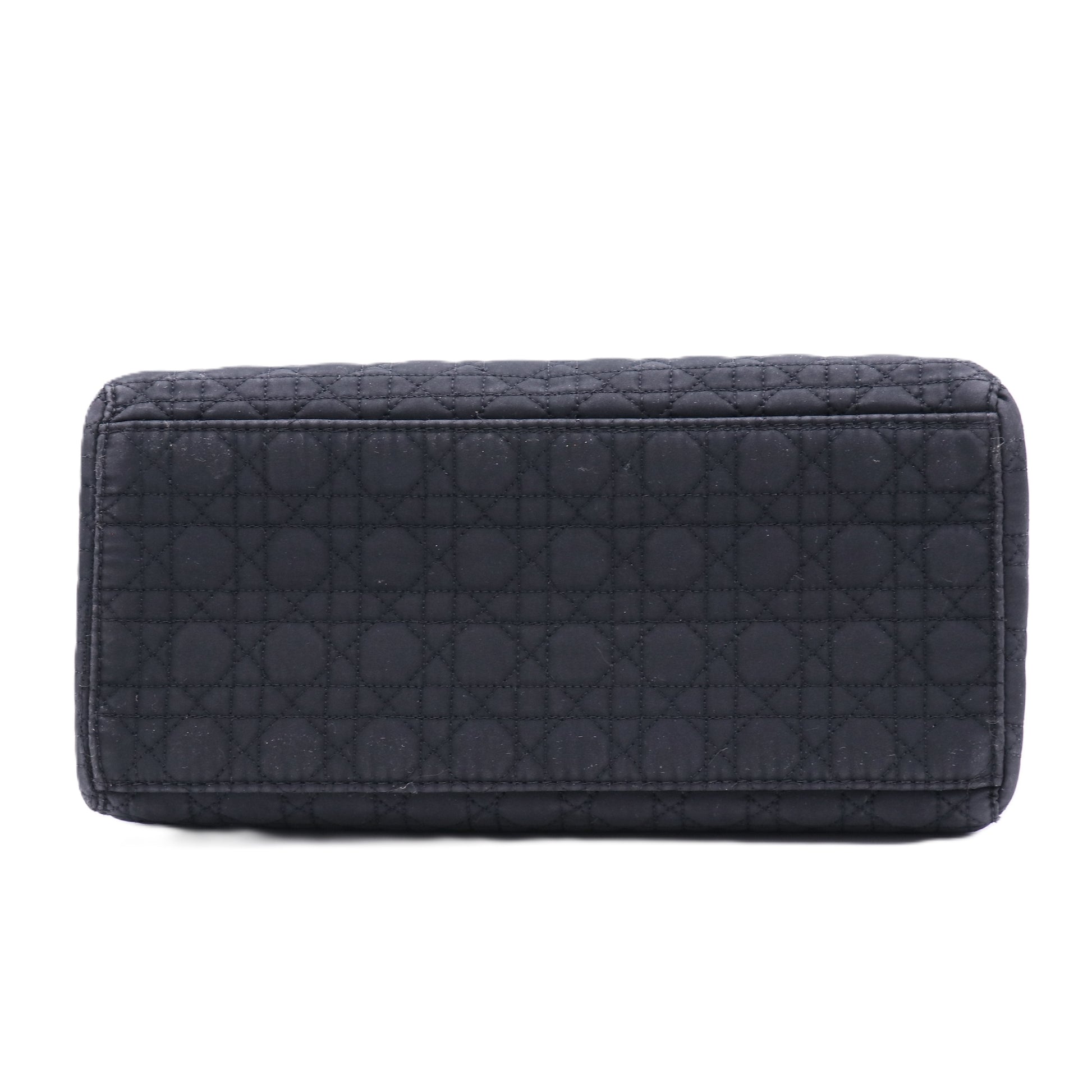 Nylon Cannage Medium Lady Dior Black twins
