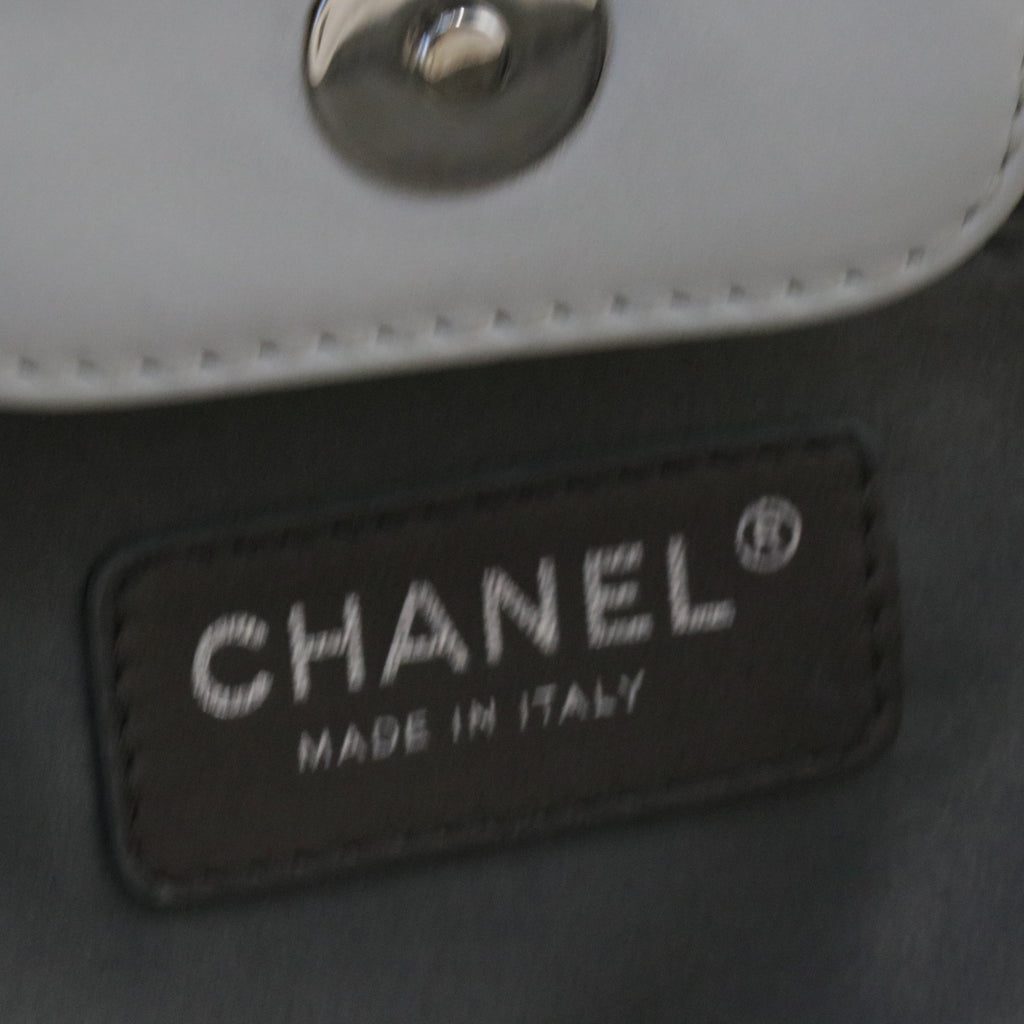 Calfskin Modern Chain Rhodoid Flap