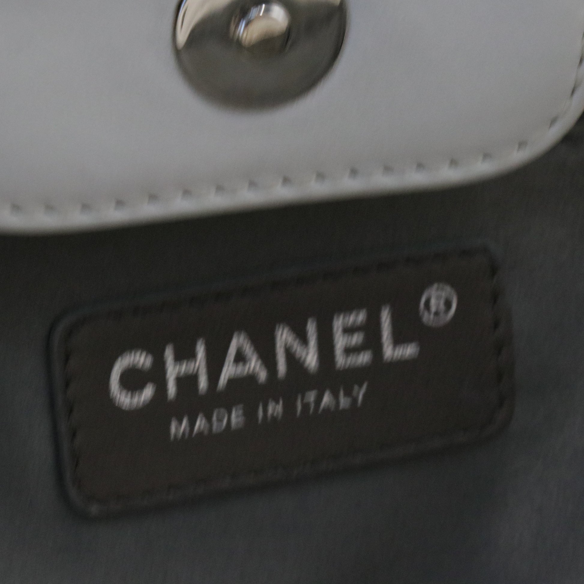 Calfskin Modern Chain Rhodoid Flap