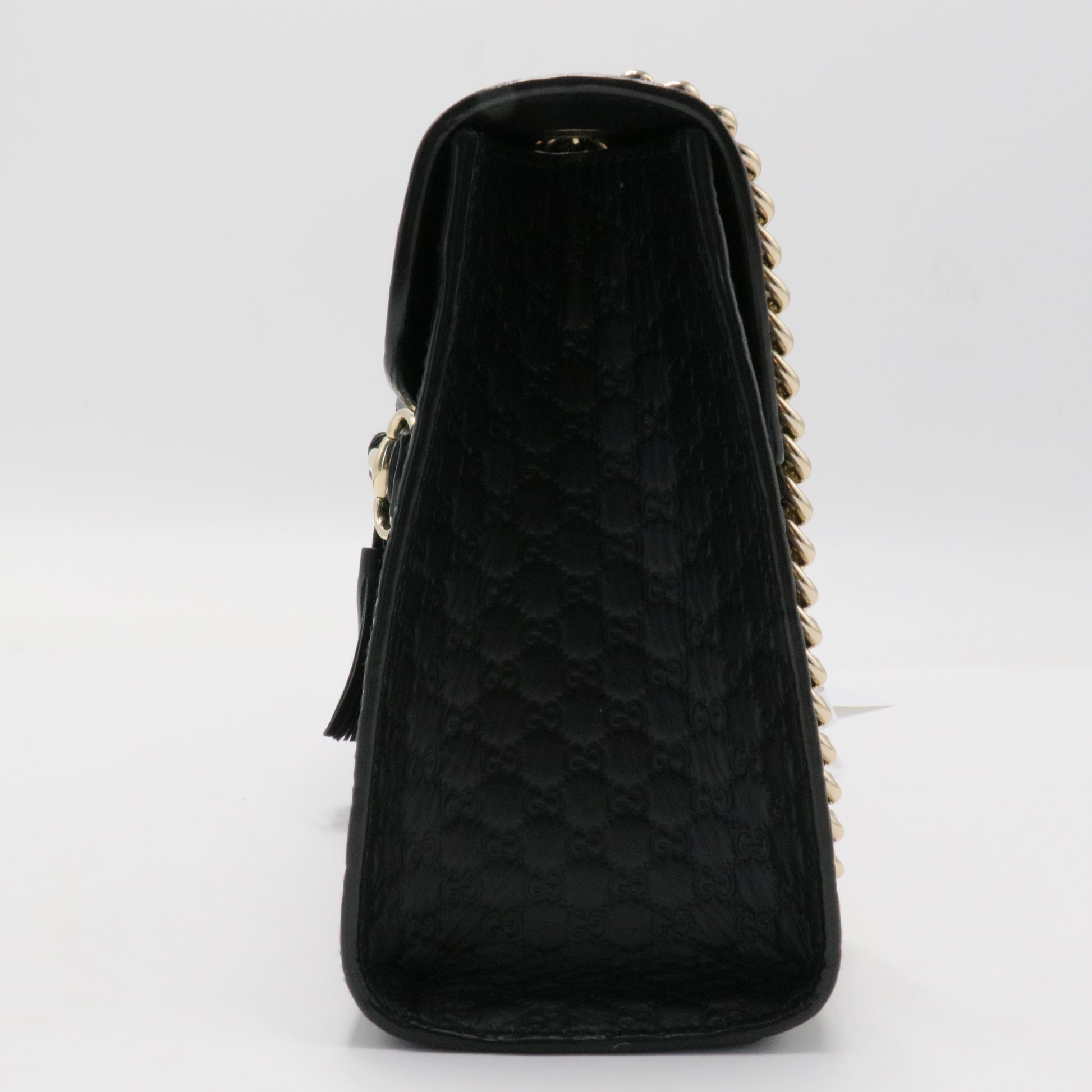 Emily Chain Flap Bag Guccissima Leather Medium