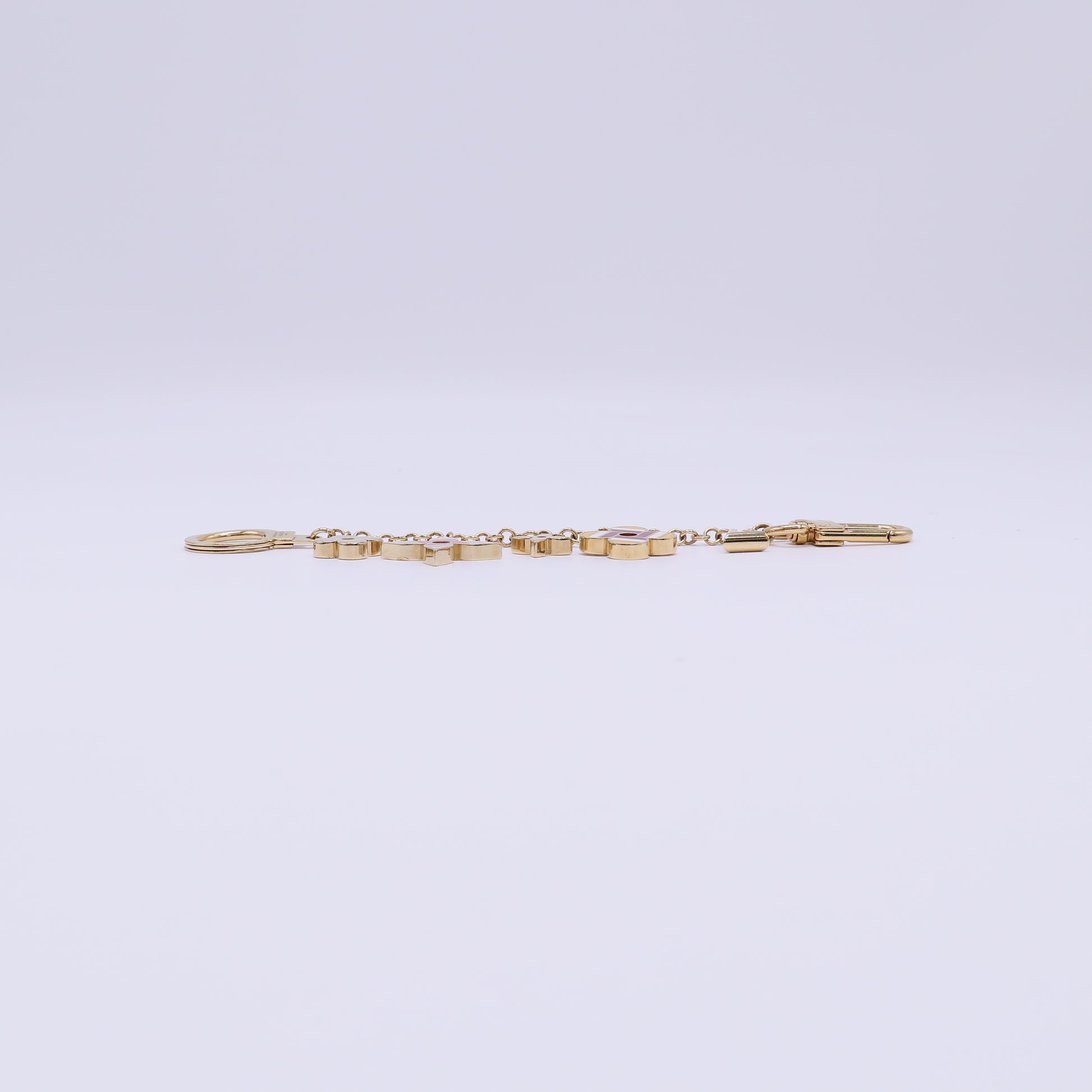 Louis Vuitton Fleur De Monogram Pop Bag Charm Chain Twins LDJ4754