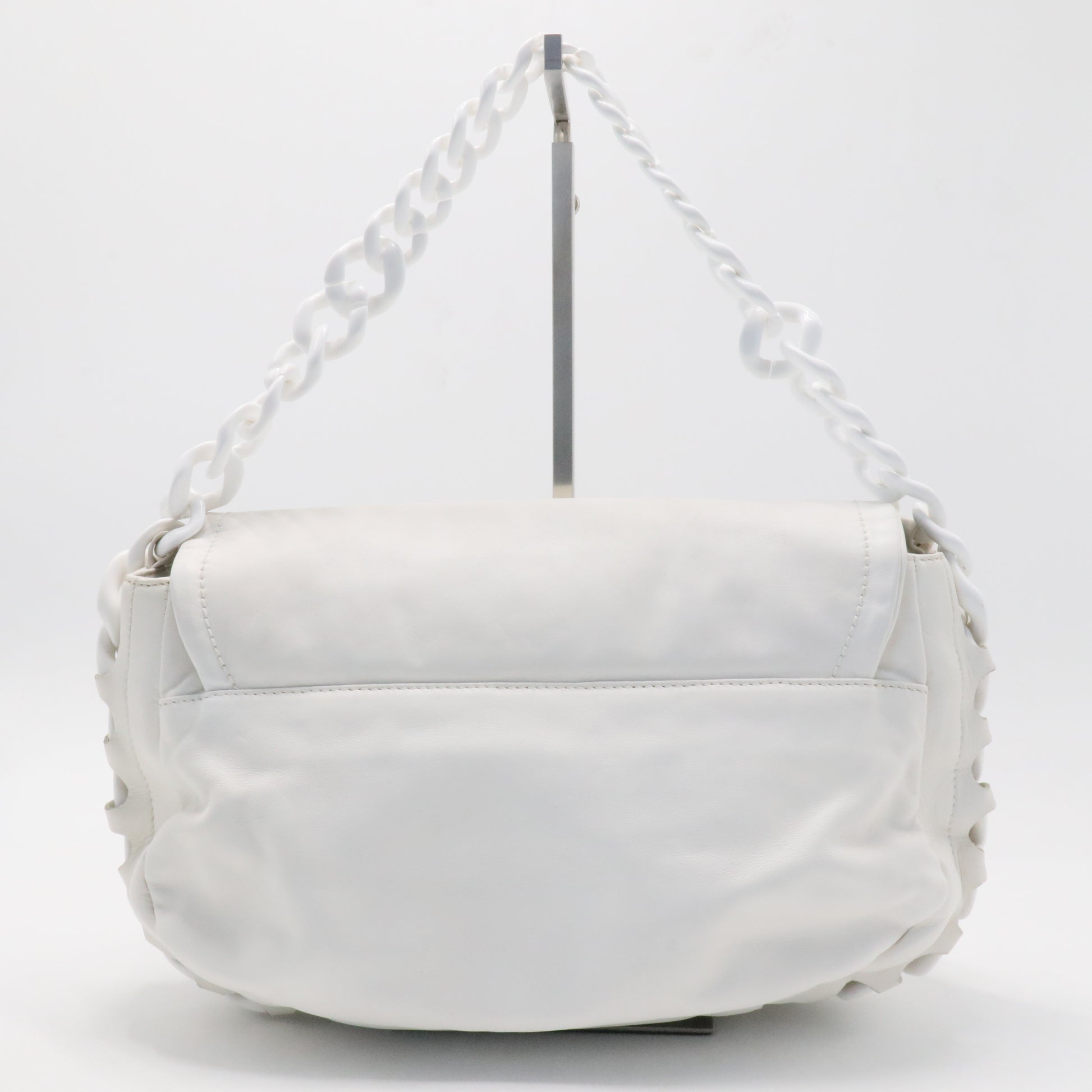 Calfskin Modern Chain Rhodoid Flap