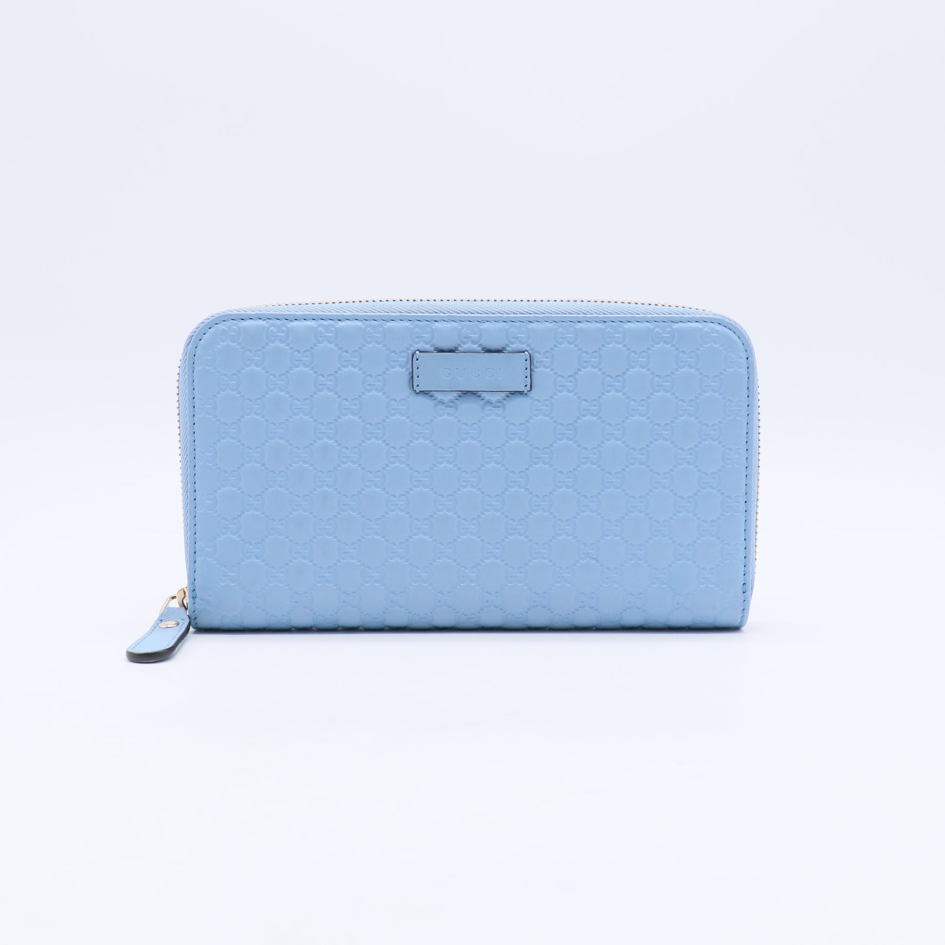 Gucci Microguccissima Zip Around Wallet W21069