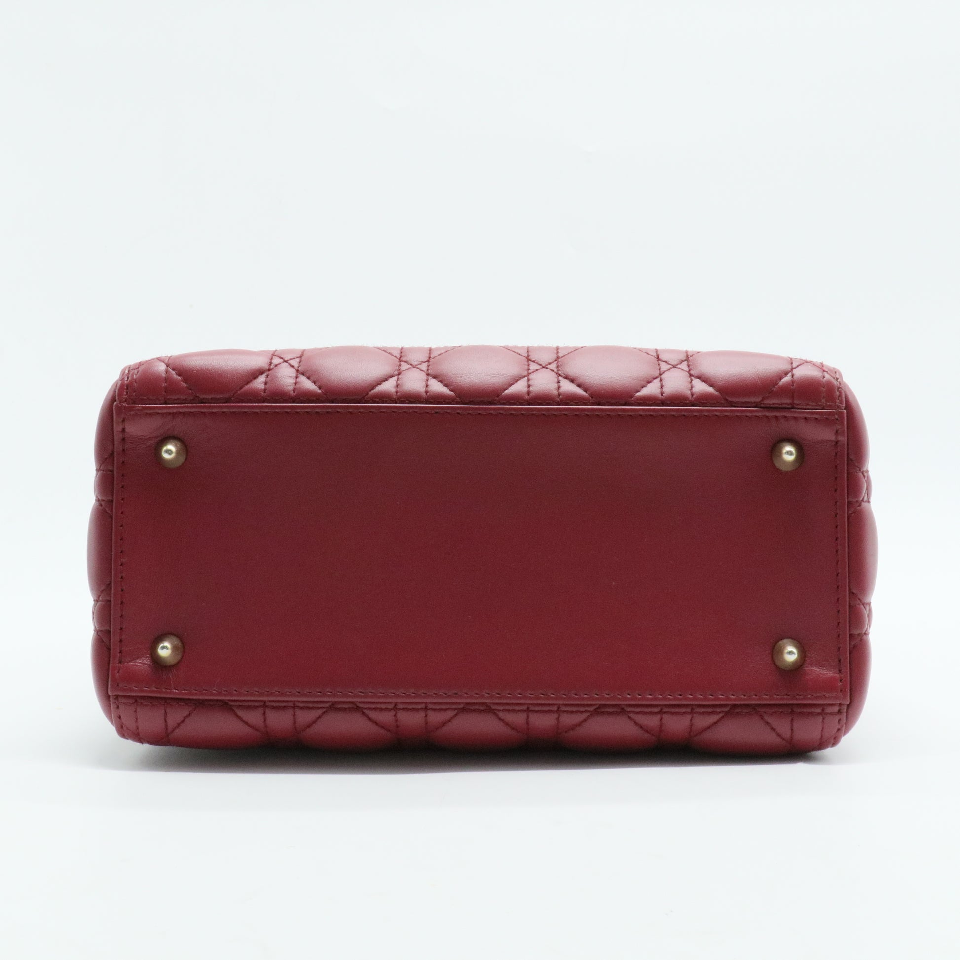 Lady Dior Bag Cannage Quilt Lambskin Medium